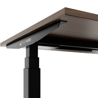 TELDRA Office, 2-motor desk | 1600 - 1800 x 800 mm, electrically height adjustable, walnut