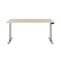 TELDRA Office, 2-motor desk | 1600 - 1800 x 800 mm, electrically height adjustable, sand ash