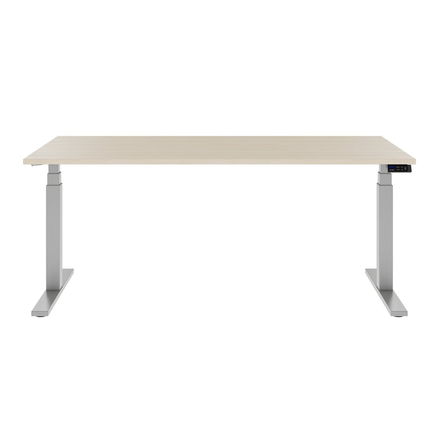 TELDRA Office, 2-motor desk | 1600 - 1800 x 800 mm, electrically height adjustable, sand ash