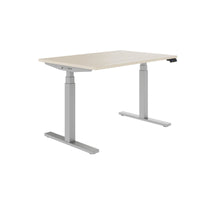 TELDRA Office, 2-motor desk | 1600 - 1800 x 800 mm, electrically height adjustable, sand ash