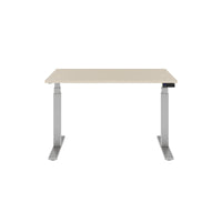 TELDRA Office, 2-motor desk | 1600 - 1800 x 800 mm, electrically height adjustable, sand ash