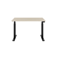 TELDRA Office, 2-motor desk | 1600 - 1800 x 800 mm, electrically height adjustable, sand ash