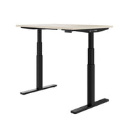 TELDRA Office, 2-motor desk | 1600 - 1800 x 800 mm, electrically height adjustable, sand ash