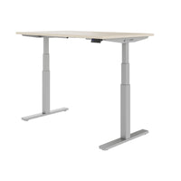 TELDRA Office, 2-motor desk | 1600 - 1800 x 800 mm, electrically height adjustable, sand ash