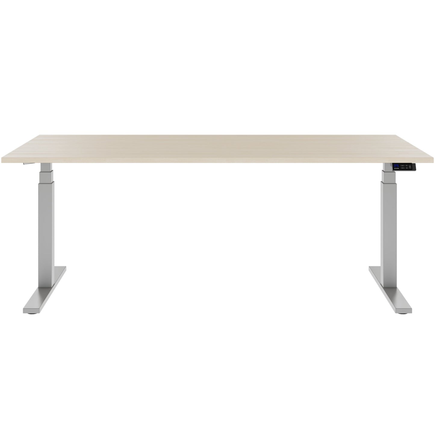 TELDRA Office, 2-motor desk | 1600 - 1800 x 800 mm, electrically height adjustable, sand ash