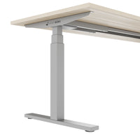 TELDRA Office, 2-motor desk | 1600 - 1800 x 800 mm, electrically height adjustable, sand ash