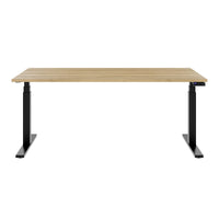TELDRA Office, 2-Motoren-Schreibtisch | 1600 - 1800 x 800 mm, elektrisch höhenverstellbar, Wildeiche