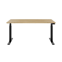 TELDRA Office, 2-Motoren-Schreibtisch | 1600 - 1800 x 800 mm, elektrisch höhenverstellbar, Wildeiche