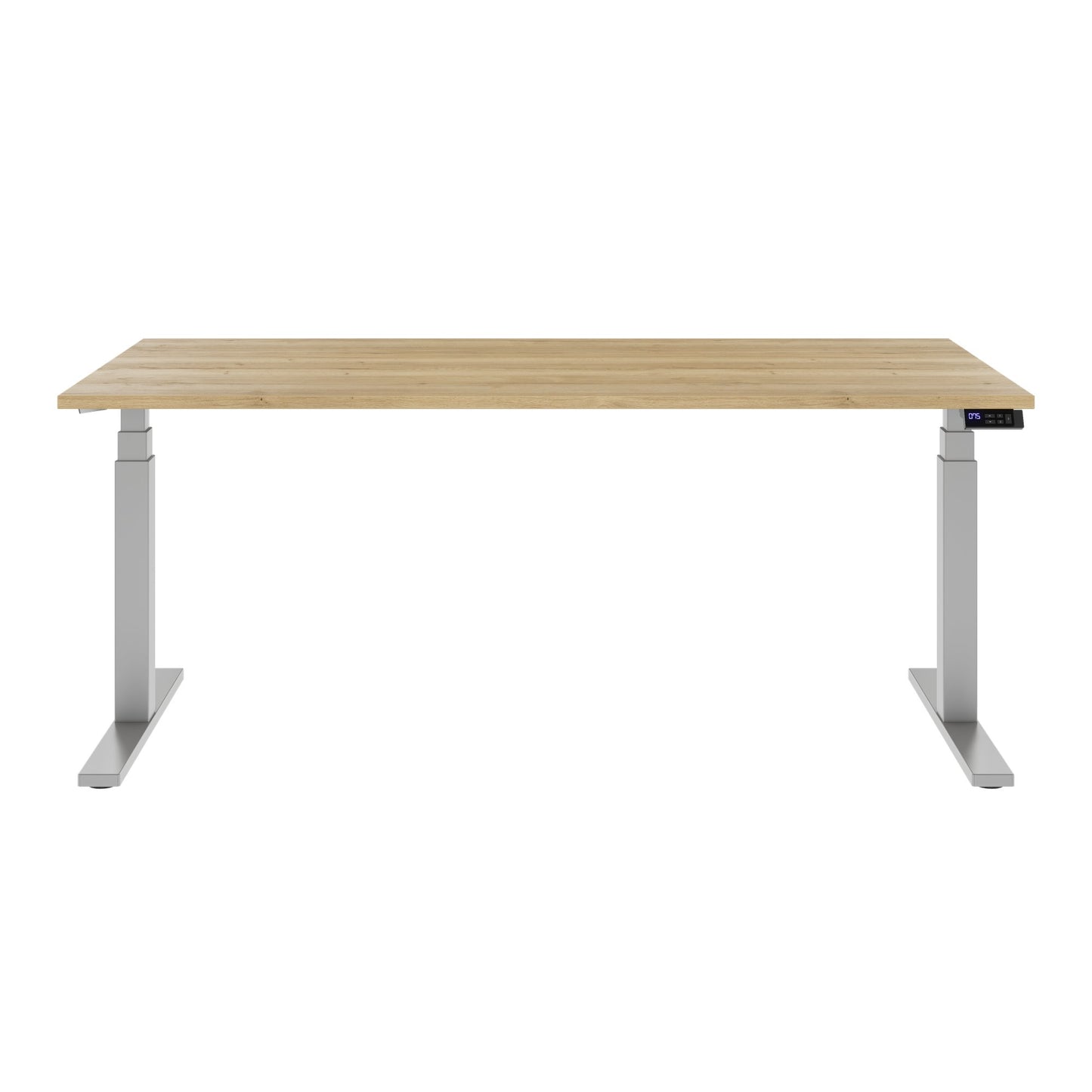 TELDRA Office, 2-Motoren-Schreibtisch | 1600 - 1800 x 800 mm, elektrisch höhenverstellbar, Wildeiche