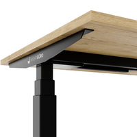 TELDRA Office, 2-Motoren-Schreibtisch | 1600 - 1800 x 800 mm, elektrisch höhenverstellbar, Wildeiche