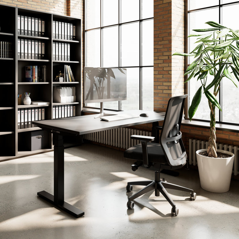 TELDRA Office Motortisch-Gestell | 1050 - 1700 mm, elektrisch höhenverstellbar