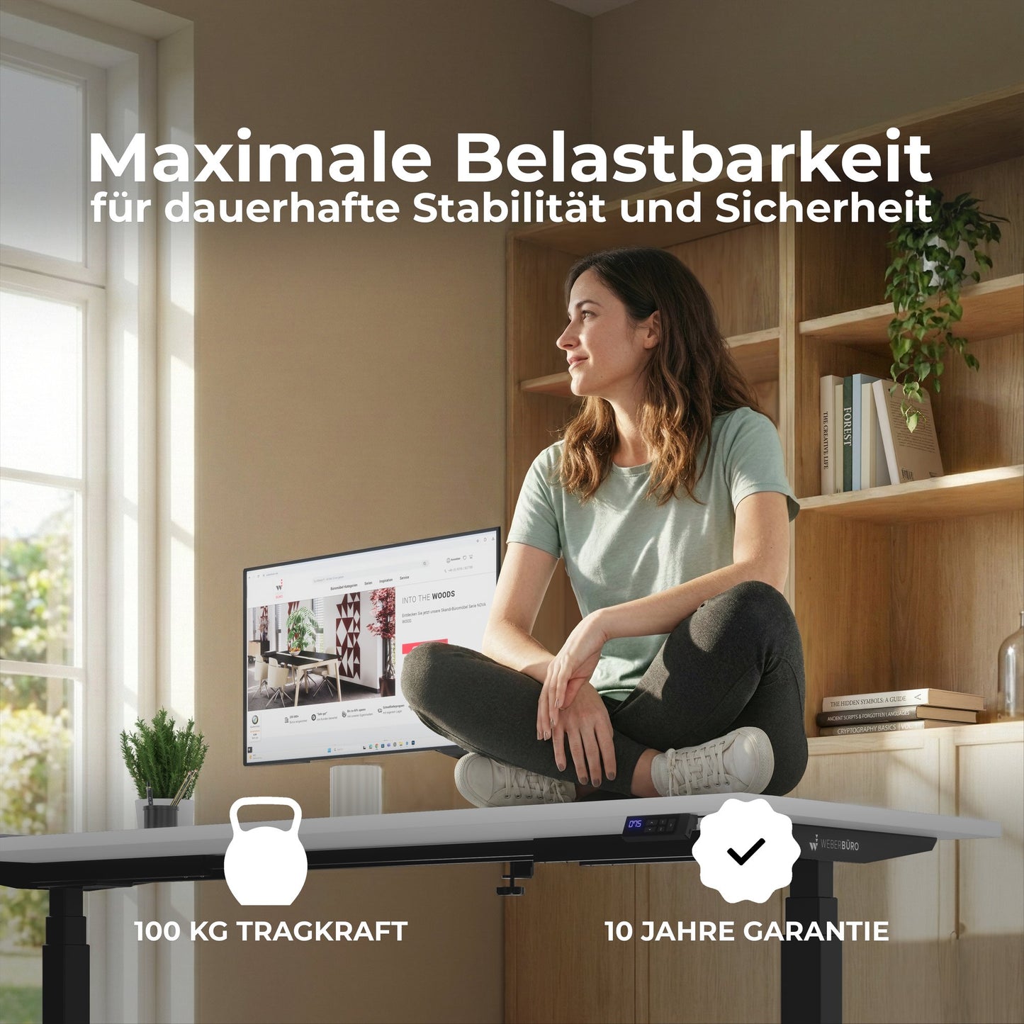 TELDRA Office & FILO | Arbeitsplatz-Set, Perlgrau