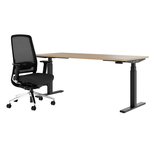 TELDRA Office & FILO | Arbeitsplatz-Set, Bernsteineiche