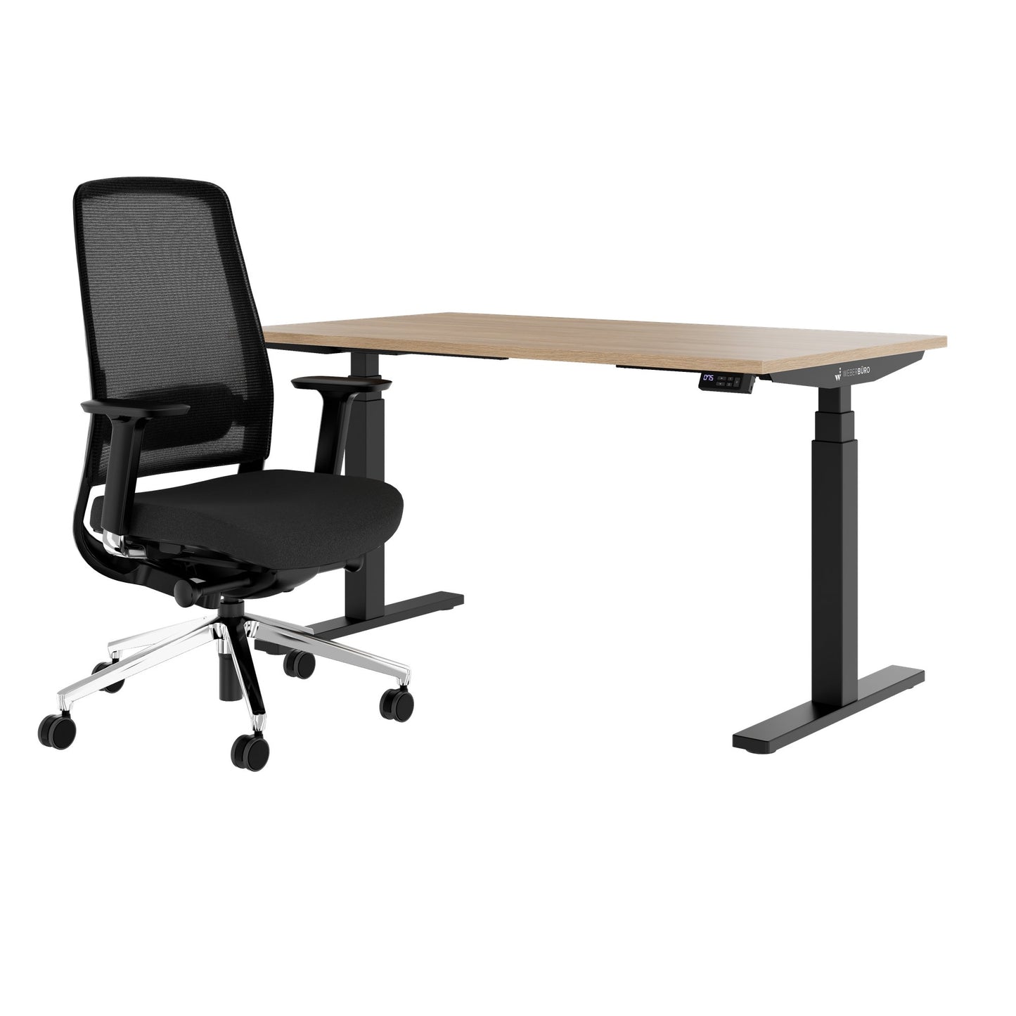 TELDRA Office & FILO | Set per postazione di lavoro, rovere ambra
