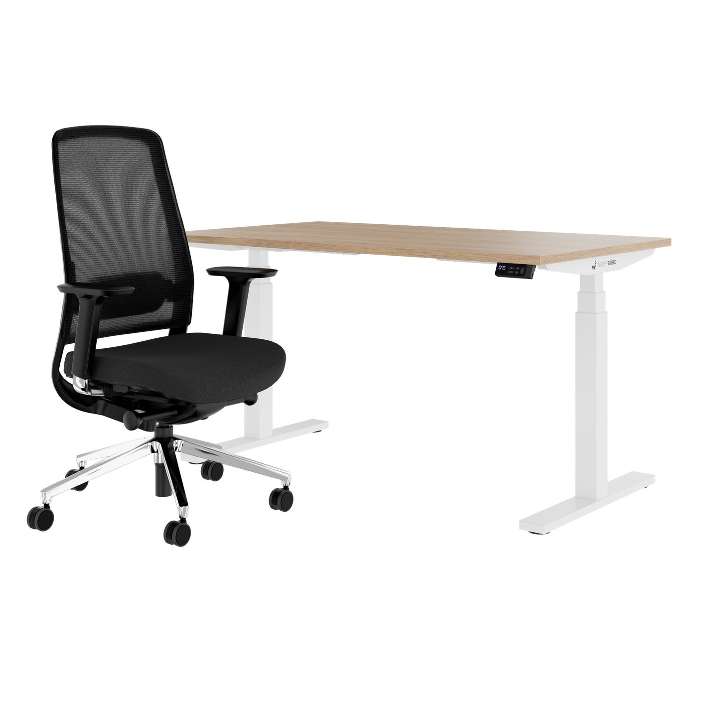 TELDRA Office & FILO | Set per postazione di lavoro, rovere ambra
