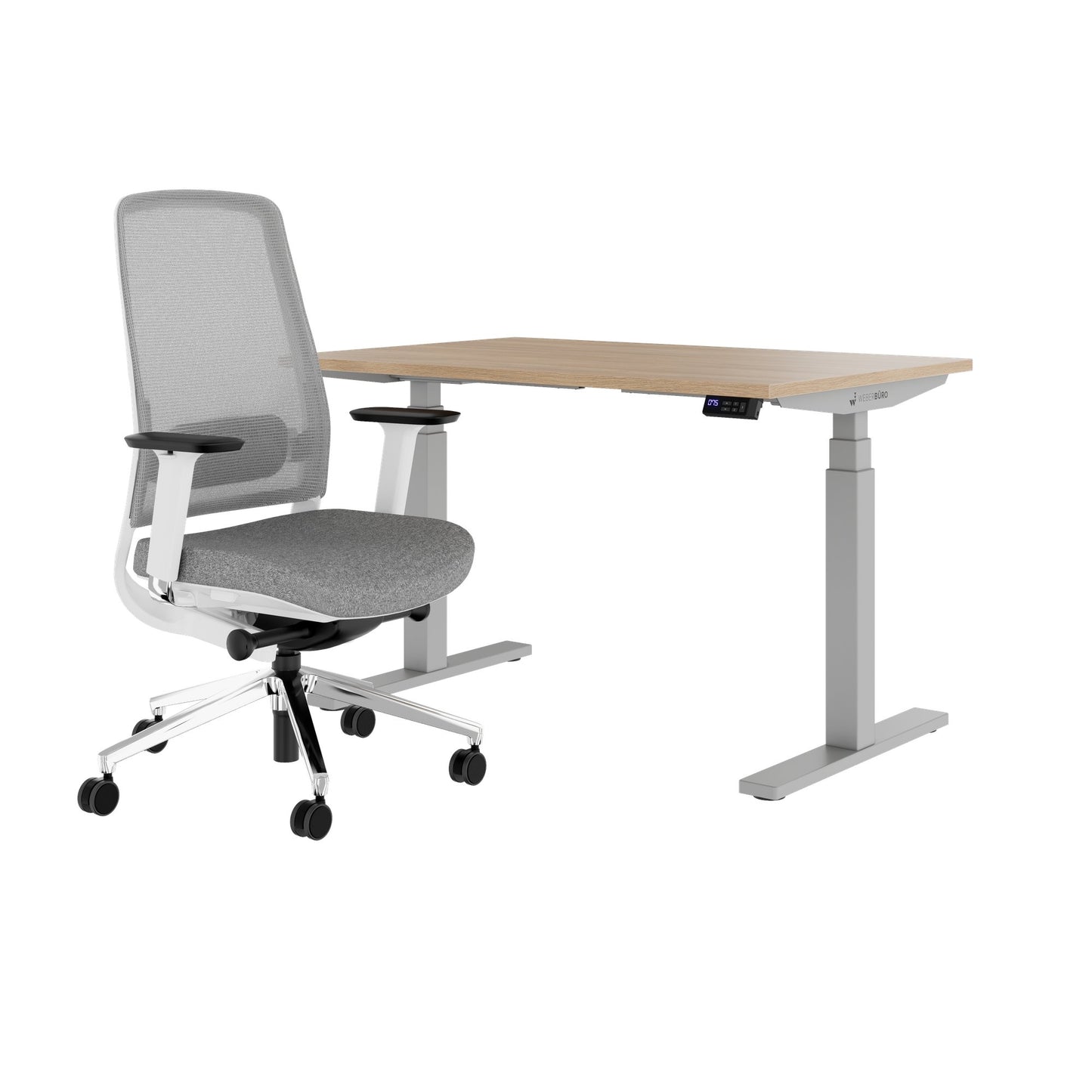 TELDRA Office & FILO | Set per postazione di lavoro, rovere ambra