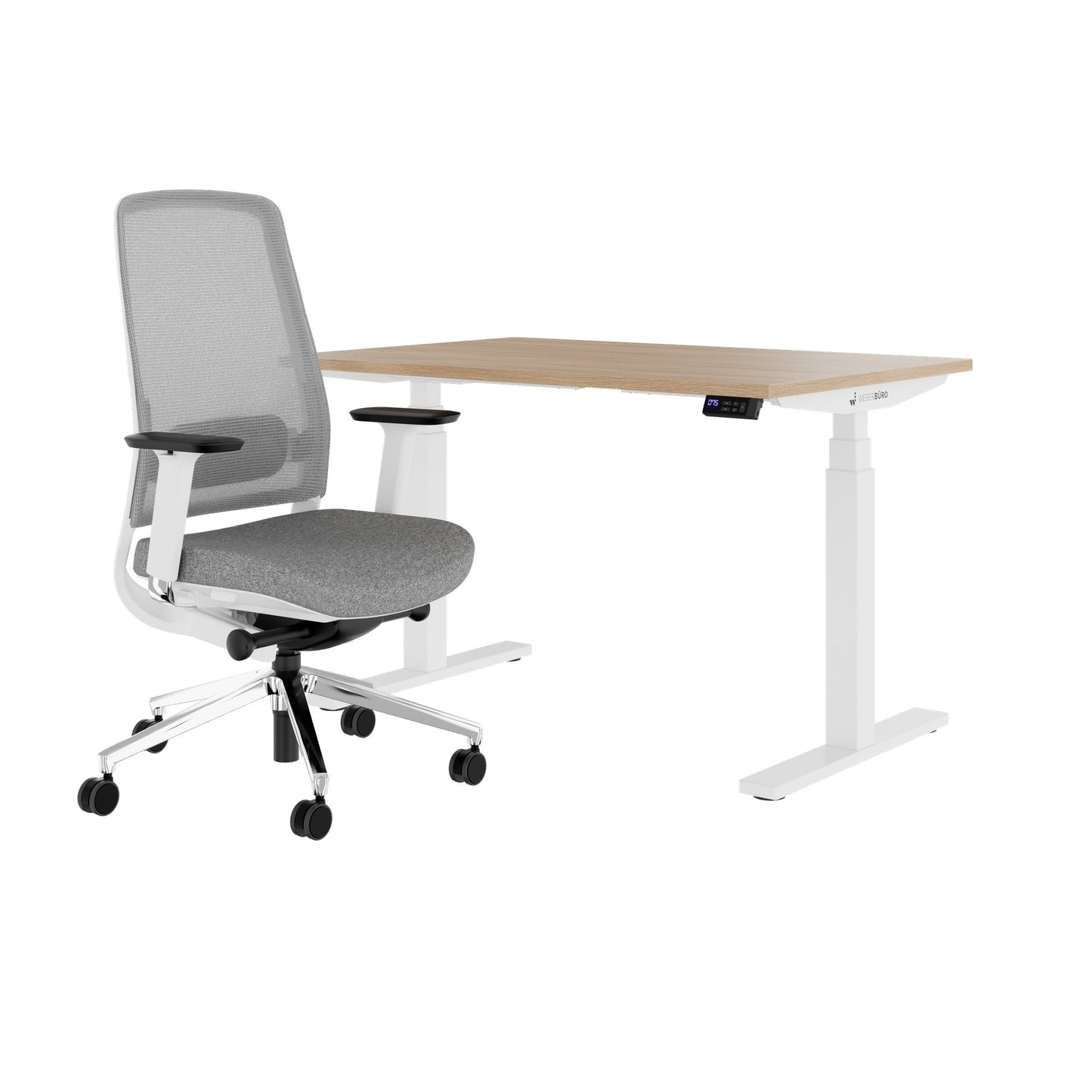 TELDRA Office & FILO | Set per postazione di lavoro, rovere ambra