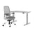 TELDRA Office & FILO | Ensemble pour poste de travail, gris perle