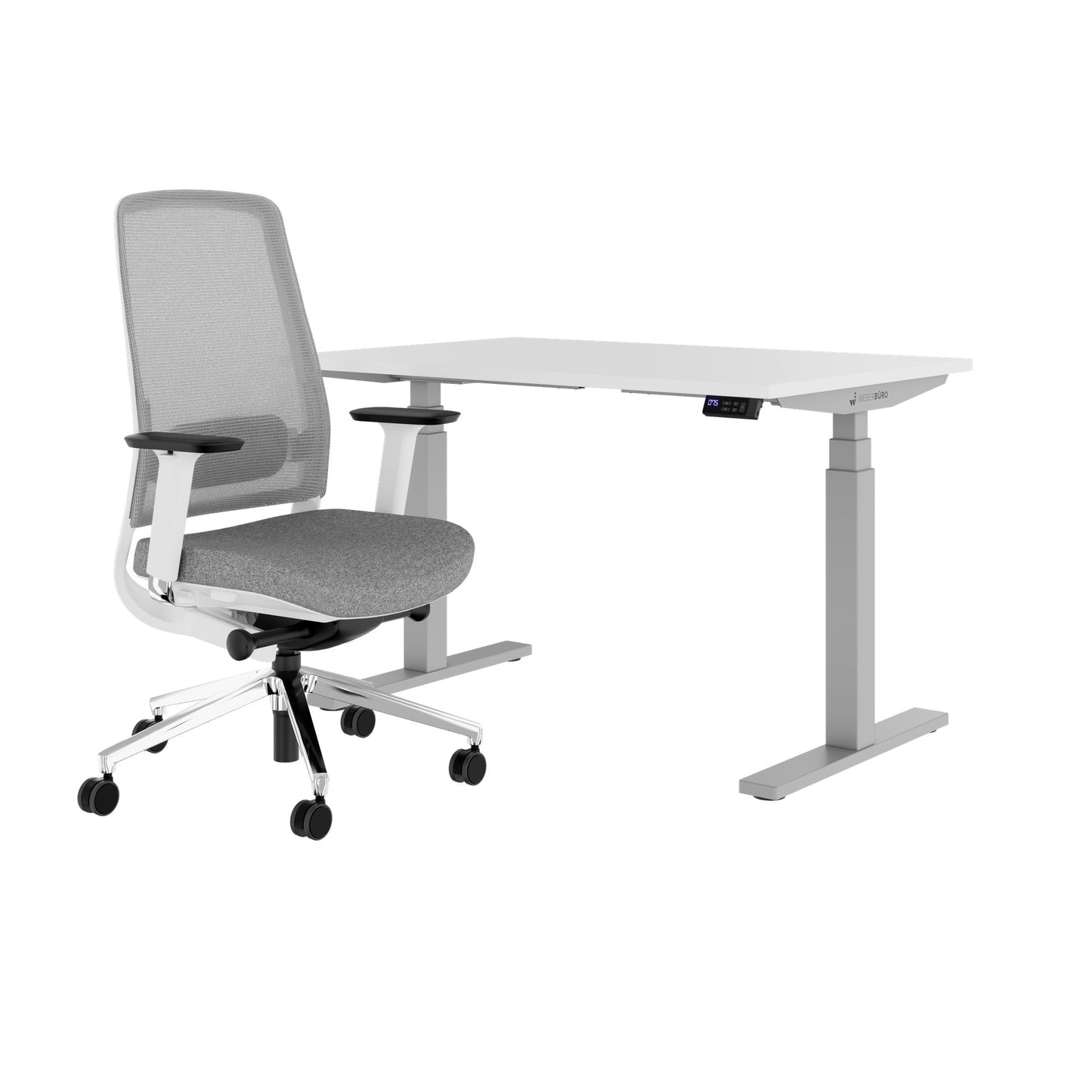 TELDRA Office & FILO | Arbeitsplatz-Set, Weiß