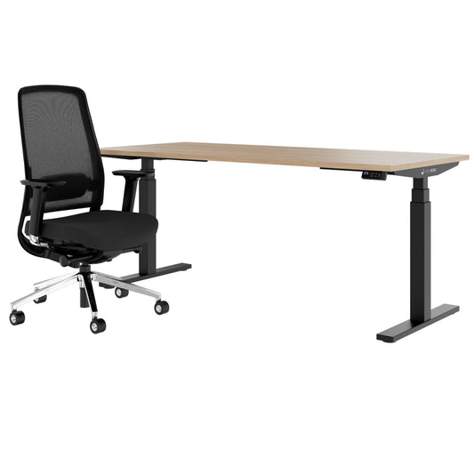TELDRA Office & FILO | Arbeitsplatz-Set, Bernsteineiche