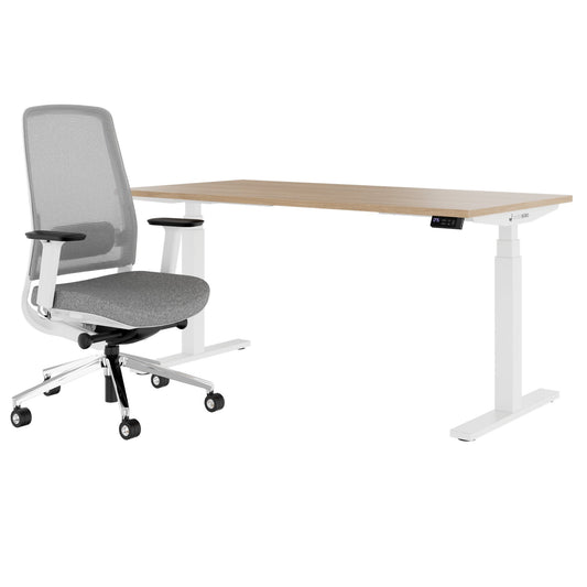 TELDRA Office & FILO | Arbeitsplatz-Set, Bernsteineiche