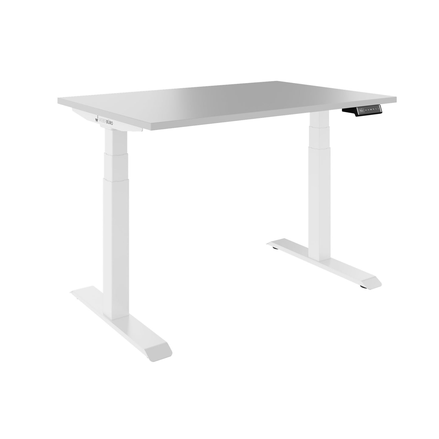 TELDRA Pro, 2-motor desk | 1200 - 1800 mm, electrically height adjustable, pearl gray