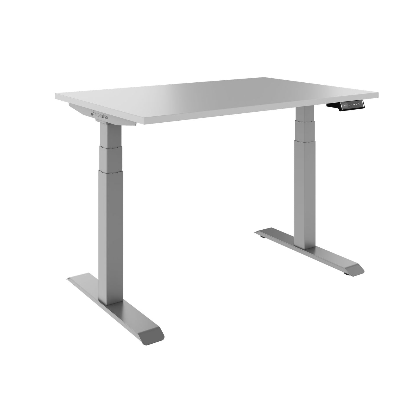 TELDRA Pro, 2-motor desk | 1200 - 1800 mm, electrically height adjustable, pearl gray