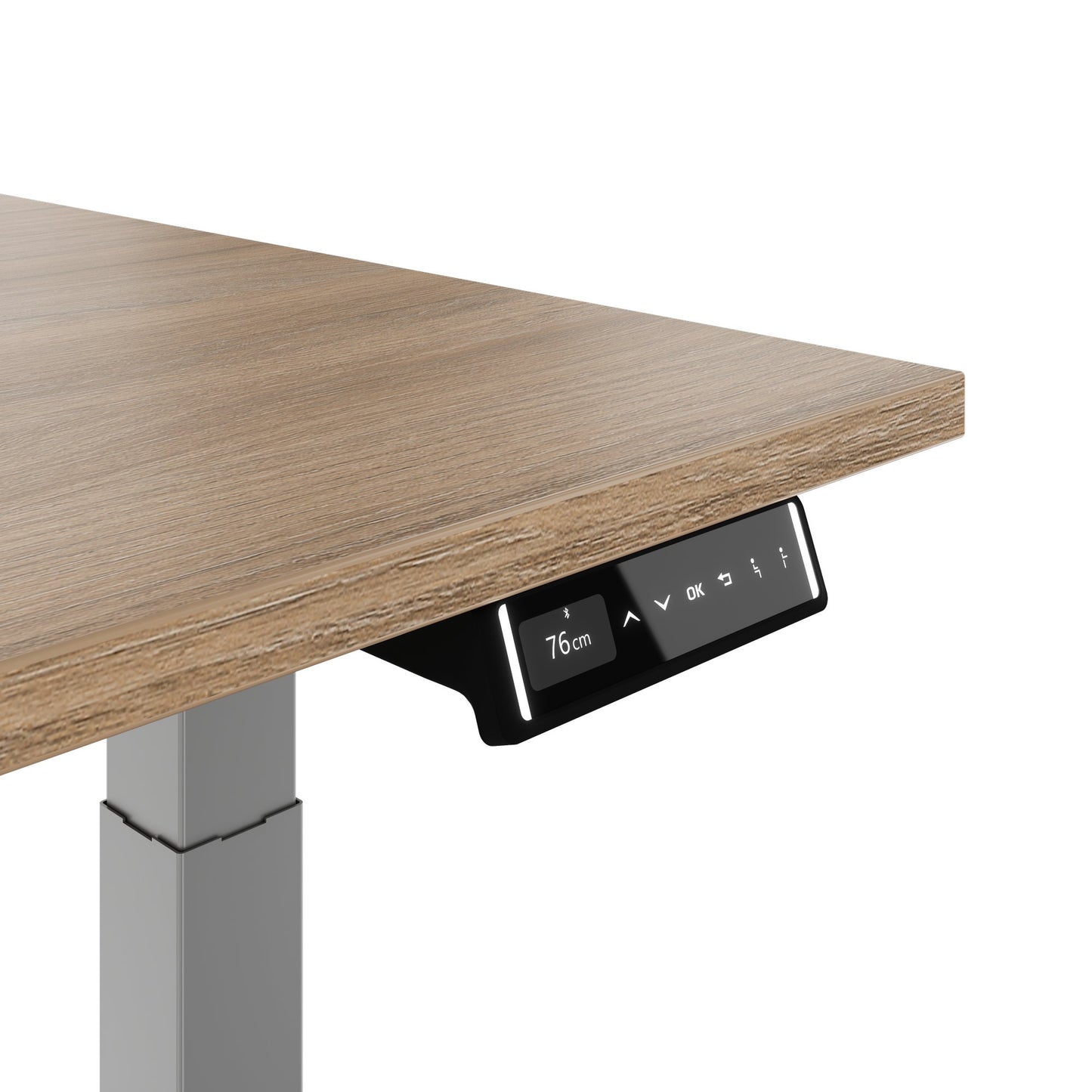 TELDRA Pro, 2-motor desk | 1200 - 2000 mm, electrically height adjustable, amber oak