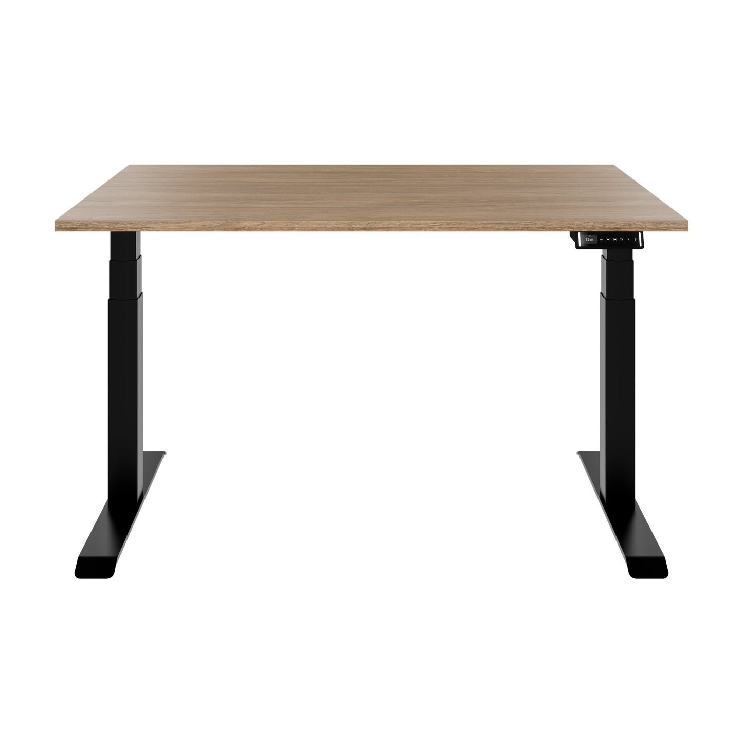 TELDRA Pro, 2-motor desk | 1200 - 2000 mm, electrically height adjustable, amber oak