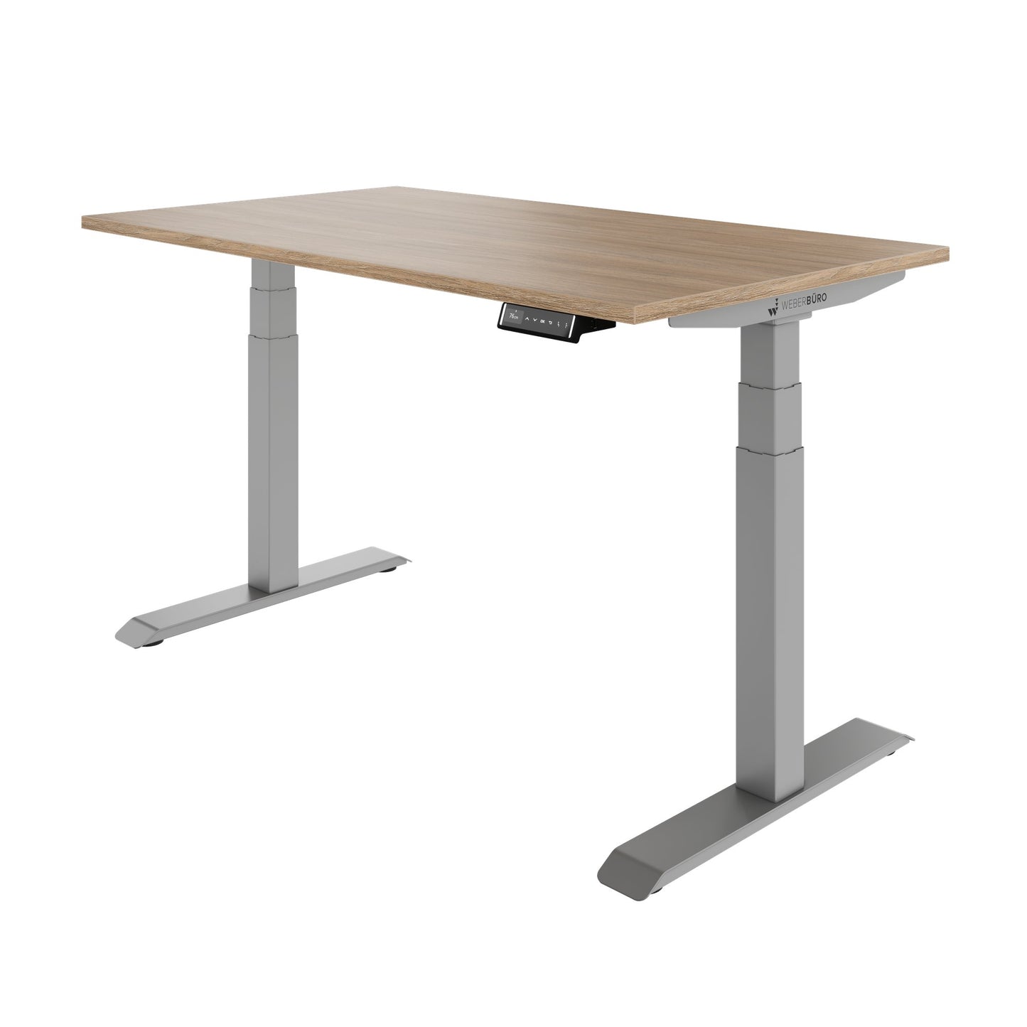 TELDRA Pro, 2-motor desk | 1200 - 2000 mm, electrically height adjustable, amber oak