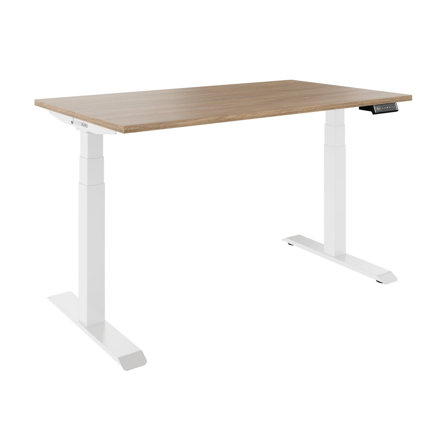 TELDRA Pro, 2-motor desk | 1200 - 2000 mm, electrically height adjustable, amber oak