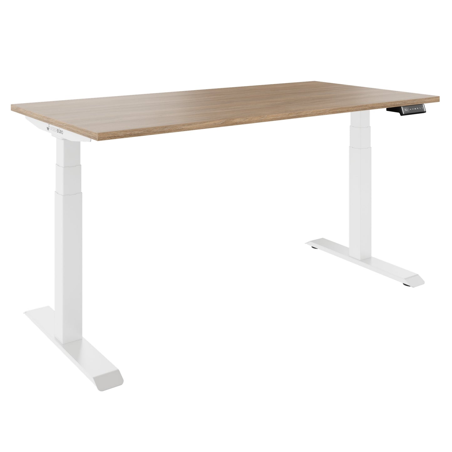 TELDRA Pro, 2-motor desk | 1200 - 2000 mm, electrically height adjustable, amber oak