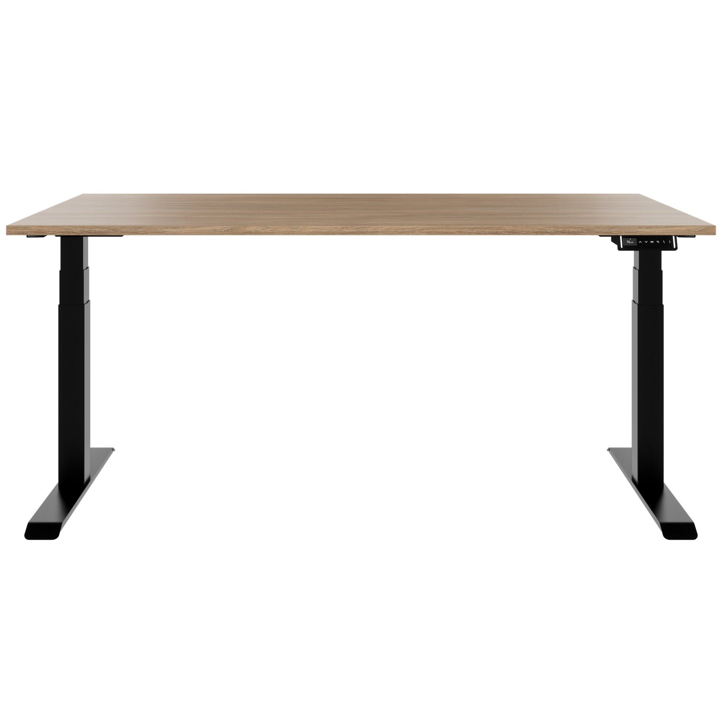 TELDRA Pro, 2-motor desk | 1200 - 2000 mm, electrically height adjustable, amber oak