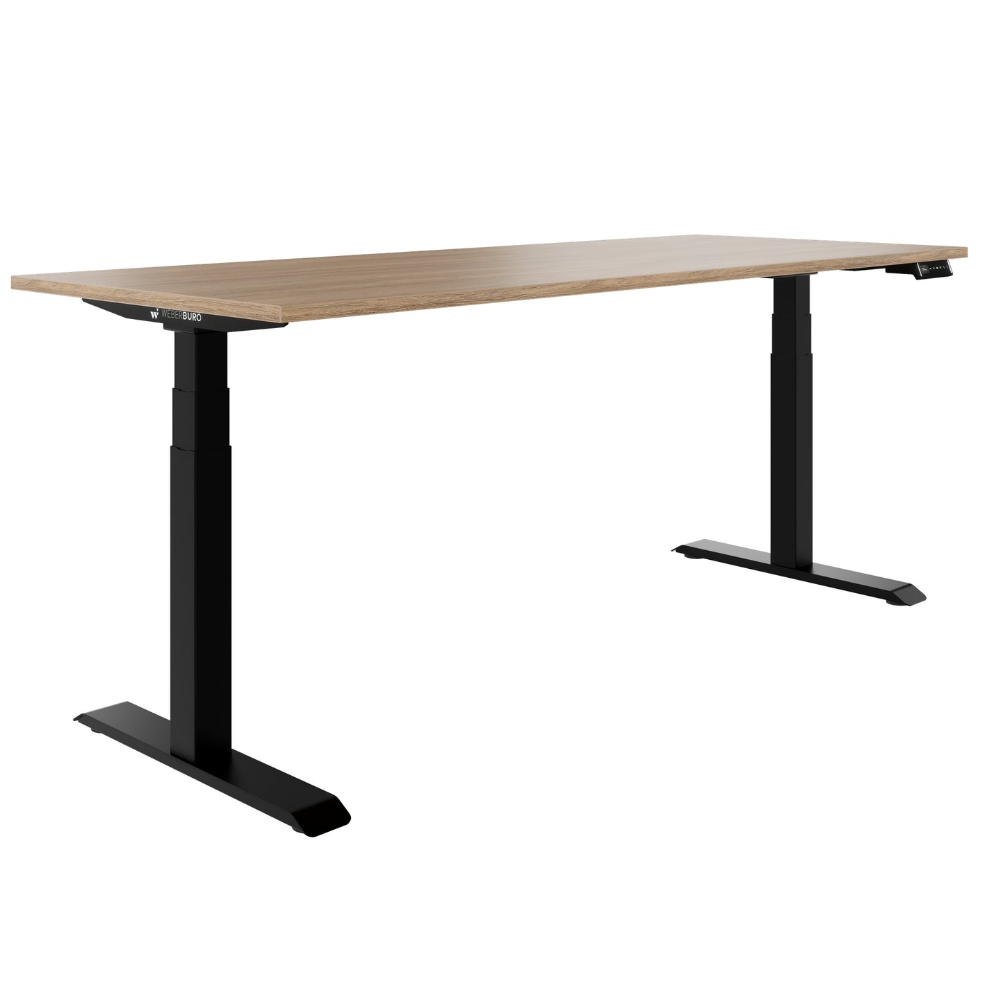 TELDRA Pro, 2-motor desk | 1200 - 2000 mm, electrically height adjustable, amber oak