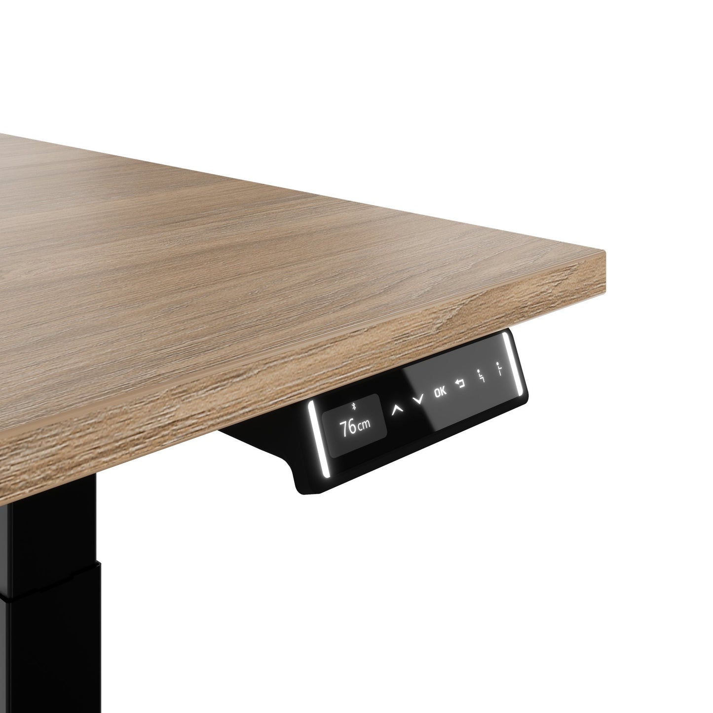 TELDRA Pro, 2-motor desk | 1200 - 2000 mm, electrically height adjustable, amber oak