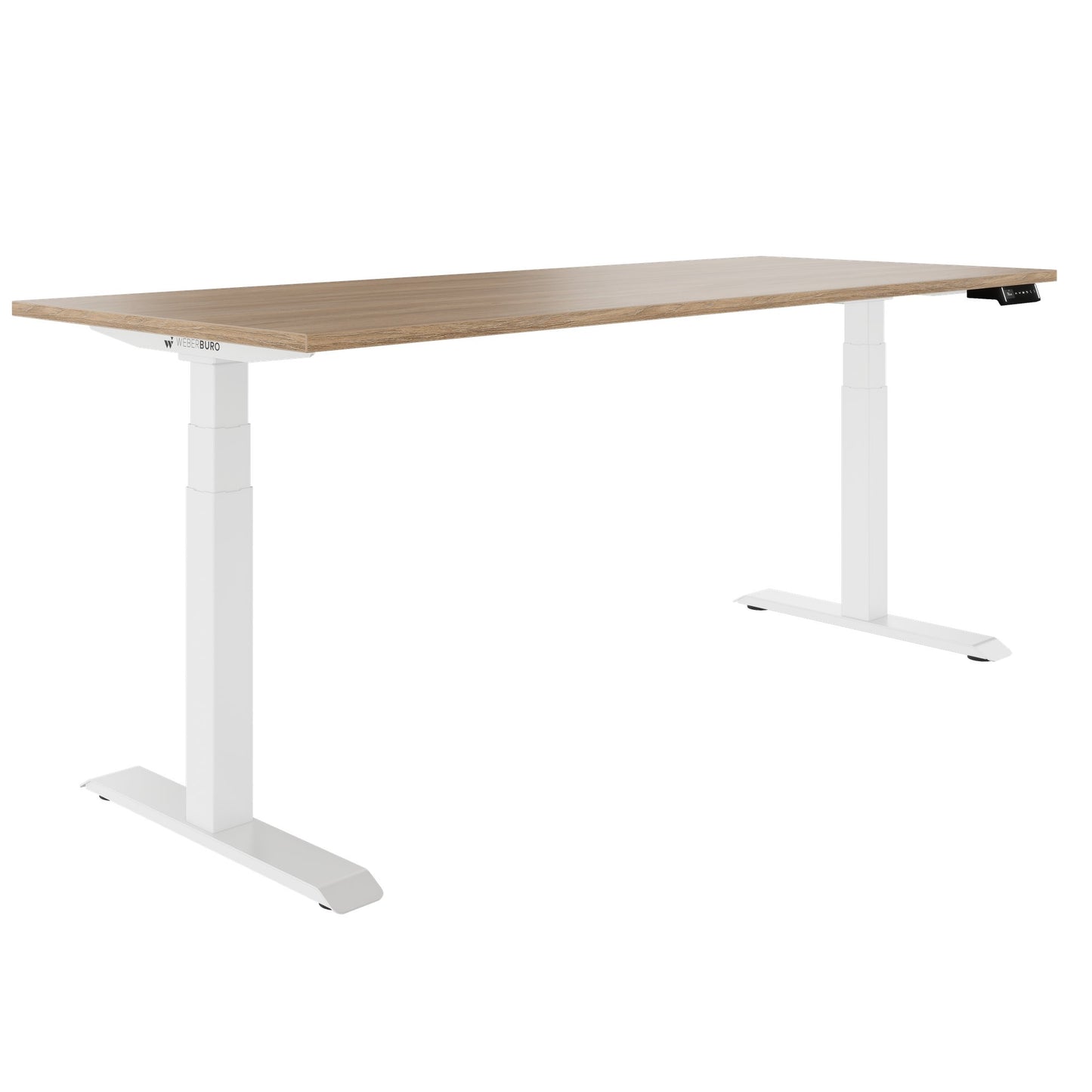 TELDRA Pro, 2-motor desk | 1200 - 2000 mm, electrically height adjustable, amber oak