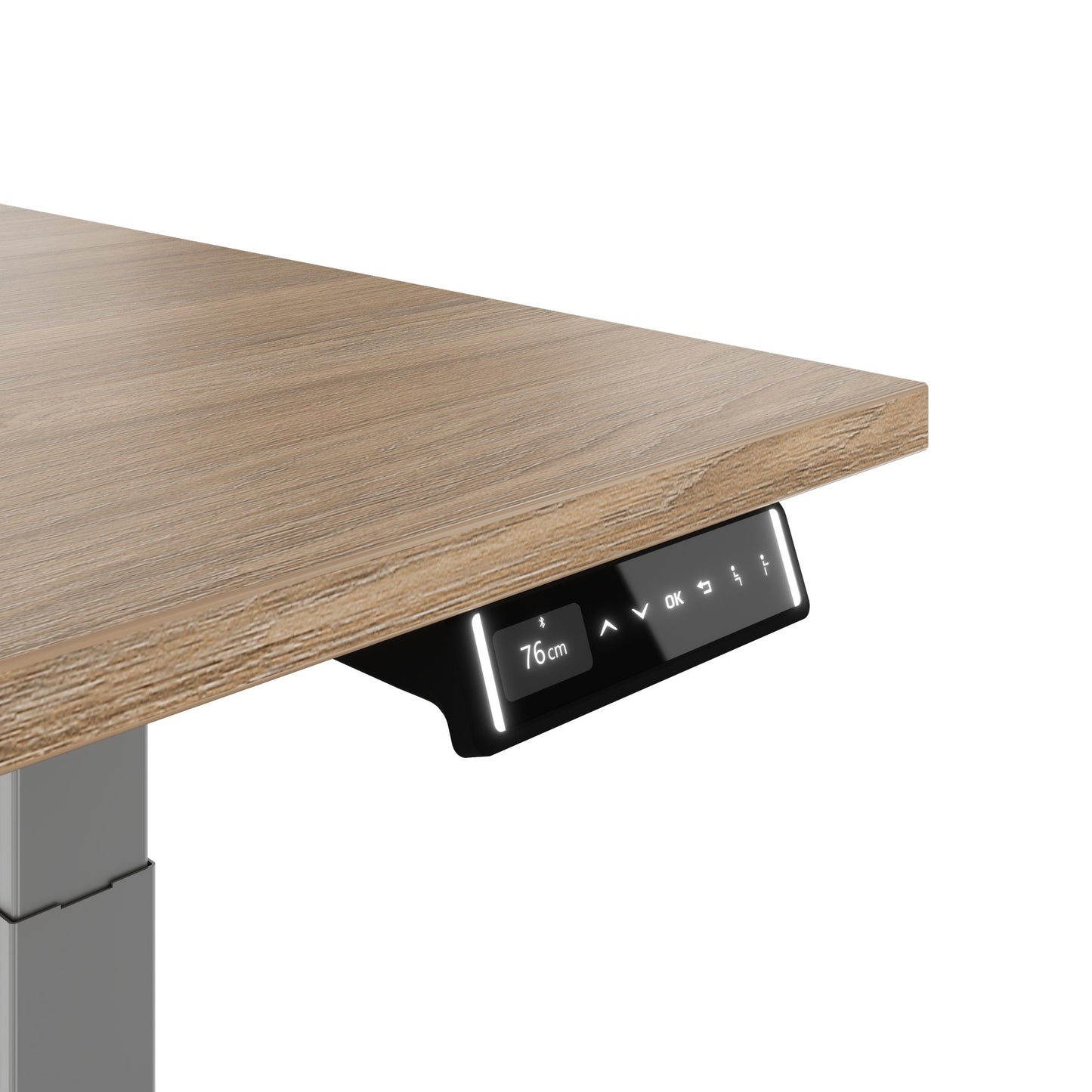TELDRA Pro, 2-motor desk | 1200 - 2000 mm, electrically height adjustable, amber oak