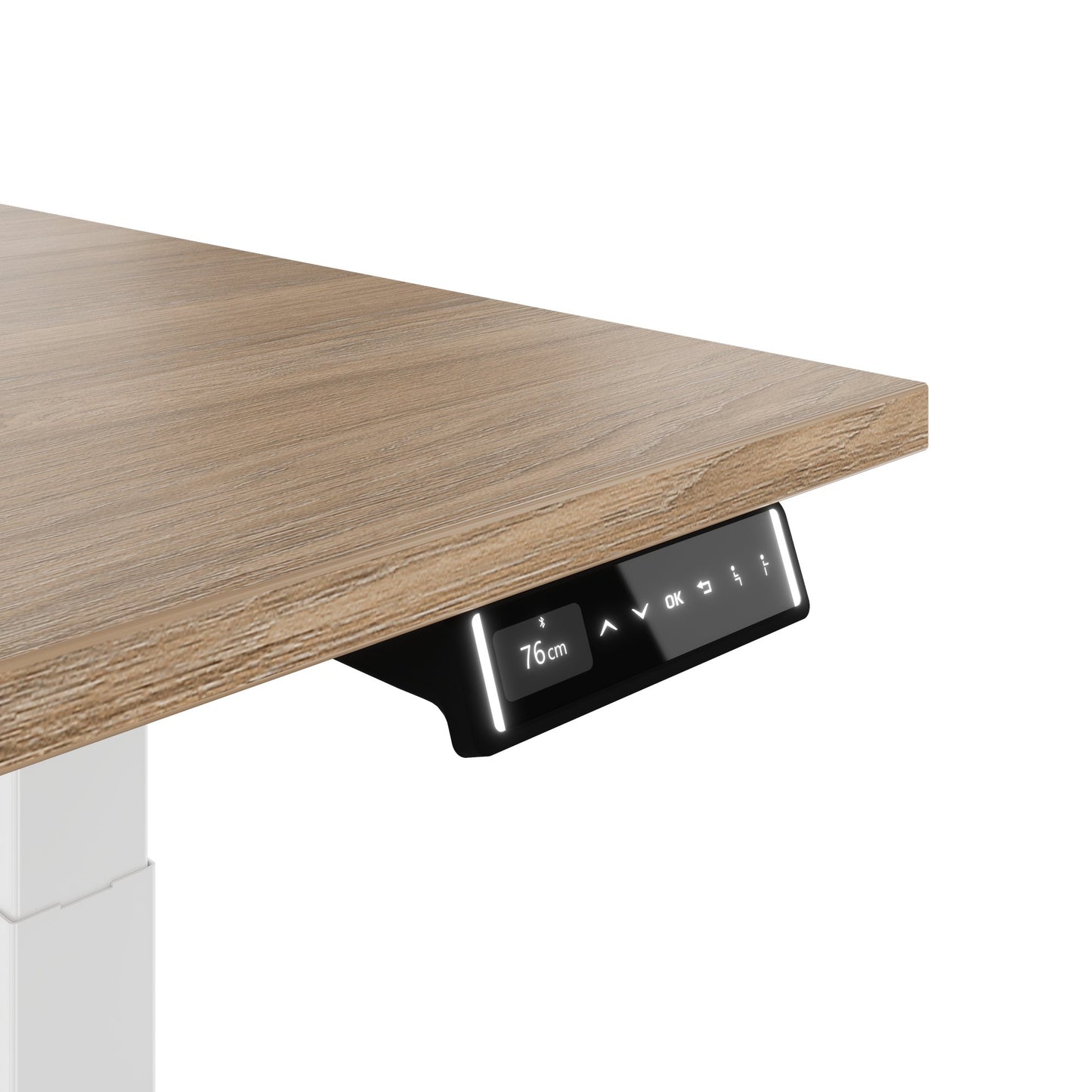 TELDRA Pro, 2-motor desk | 1200 - 2000 mm, electrically height adjustable, amber oak