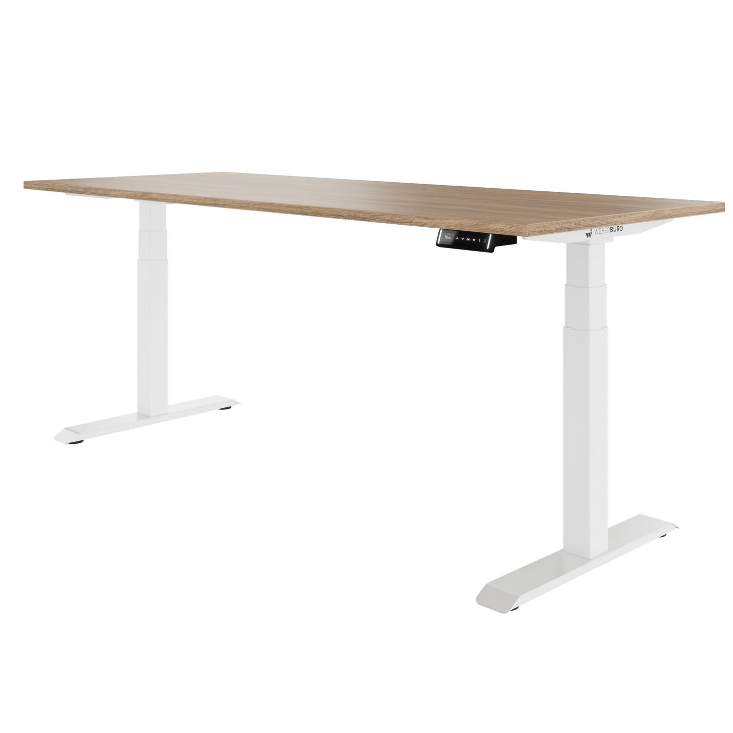 TELDRA Pro, 2-motor desk | 1200 - 2000 mm, electrically height adjustable, amber oak