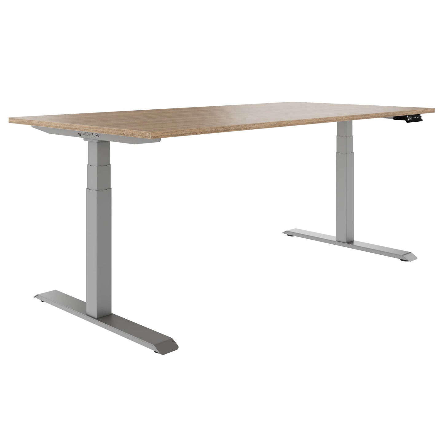 TELDRA Pro, 2-motor desk | 1200 - 2000 mm, electrically height adjustable, amber oak