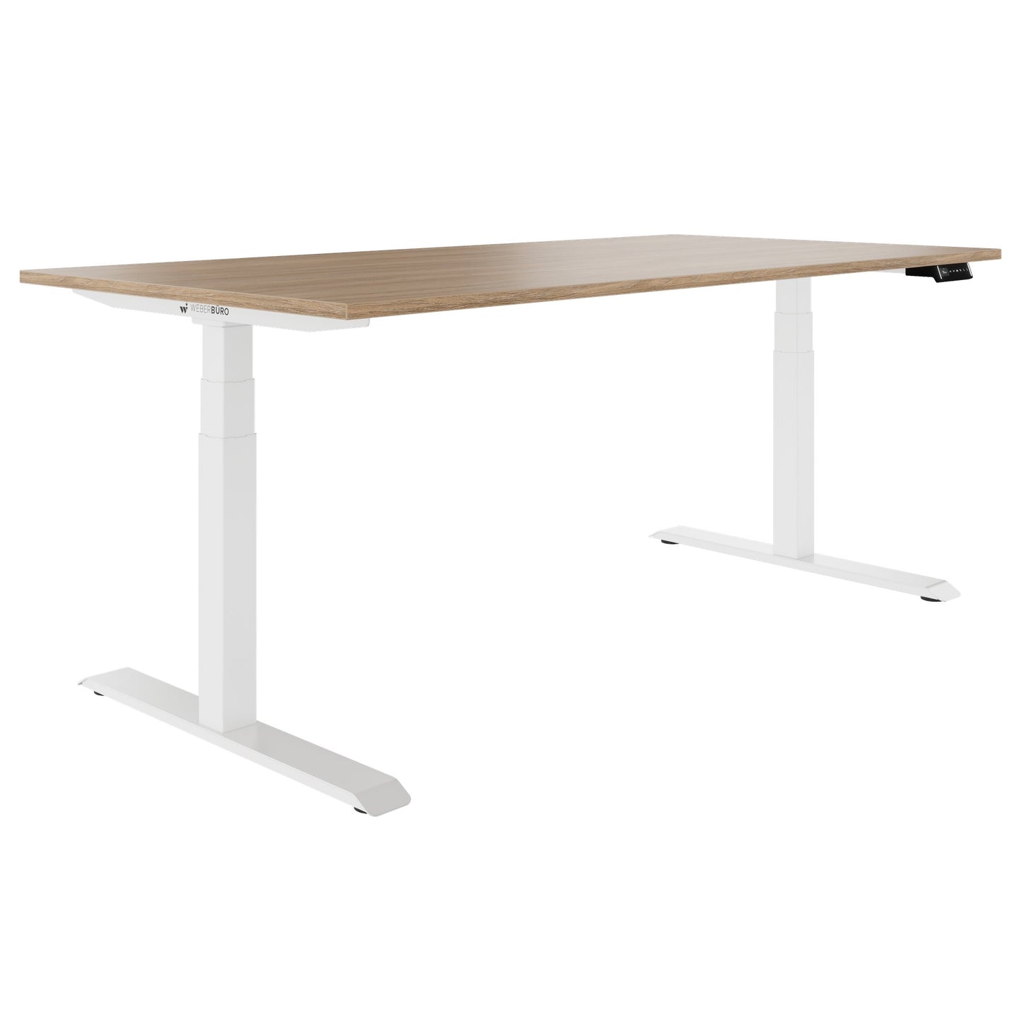 TELDRA Pro, 2-motor desk | 1200 - 2000 mm, electrically height adjustable, amber oak