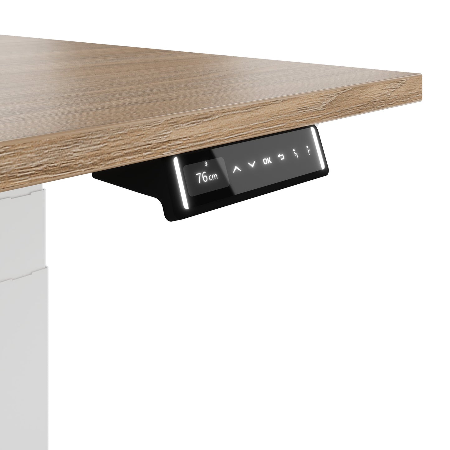 TELDRA Pro, 2-motor desk | 1200 - 2000 mm, electrically height adjustable, amber oak