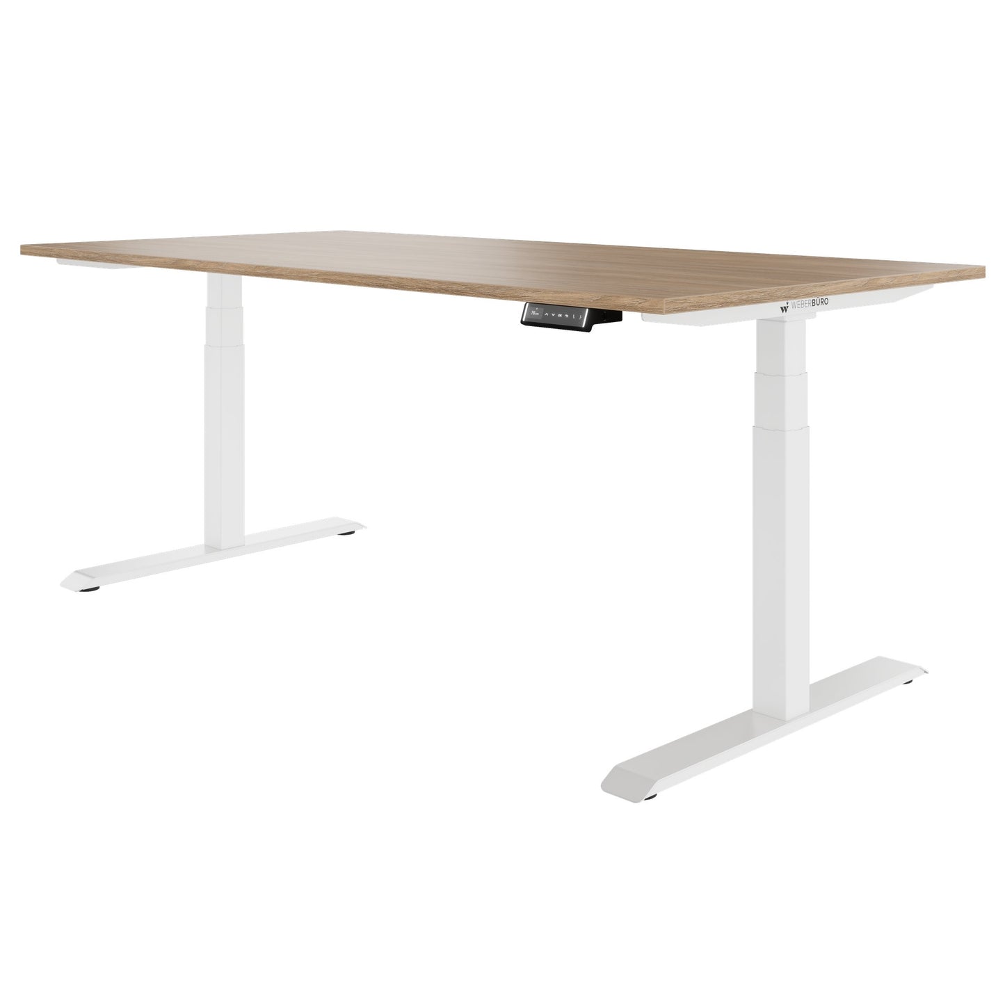 TELDRA Pro, 2-motor desk | 1200 - 2000 mm, electrically height adjustable, amber oak