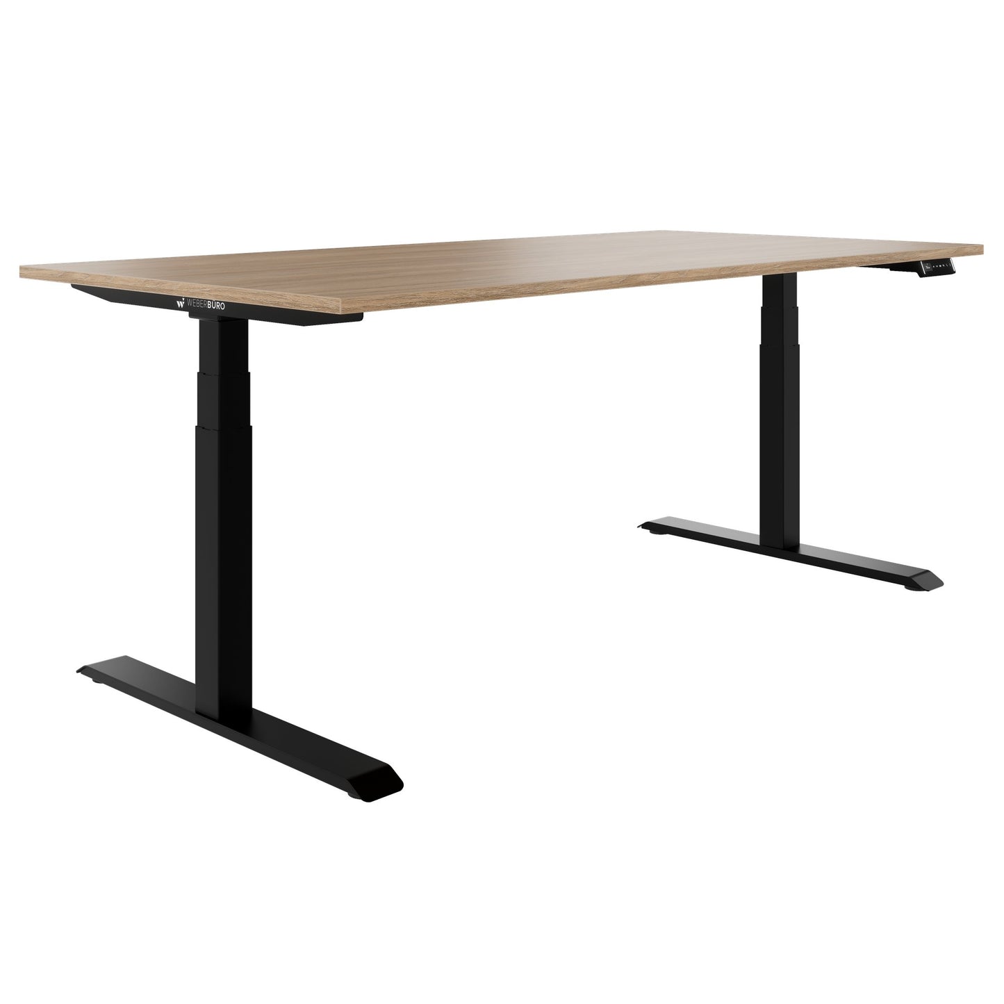 TELDRA Pro, 2-motor desk | 1200 - 2000 mm, electrically height adjustable, amber oak