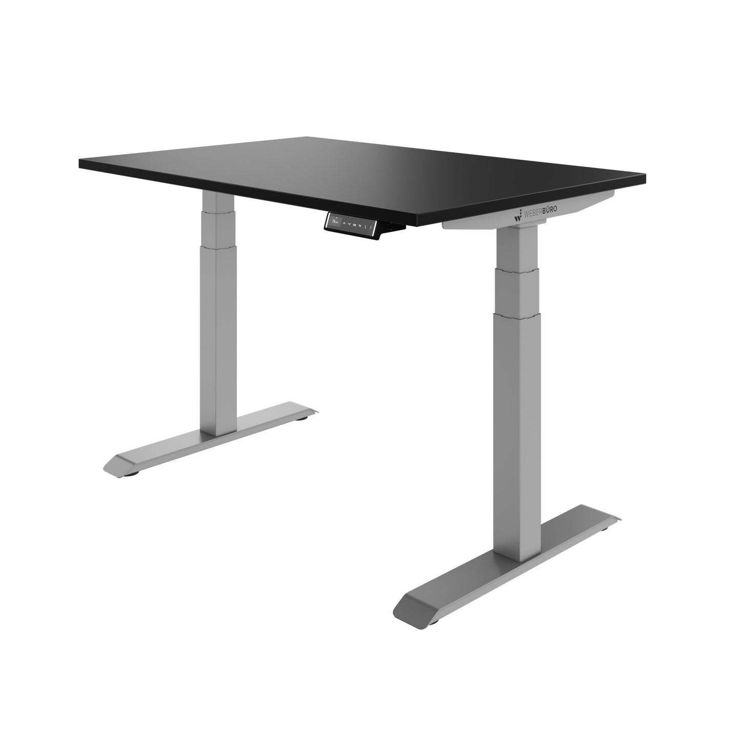 TELDRA Pro, 2-Motoren-Schreibtisch | 1200 - 2000 mm, elektrisch höhenverstellbar, Schwarz