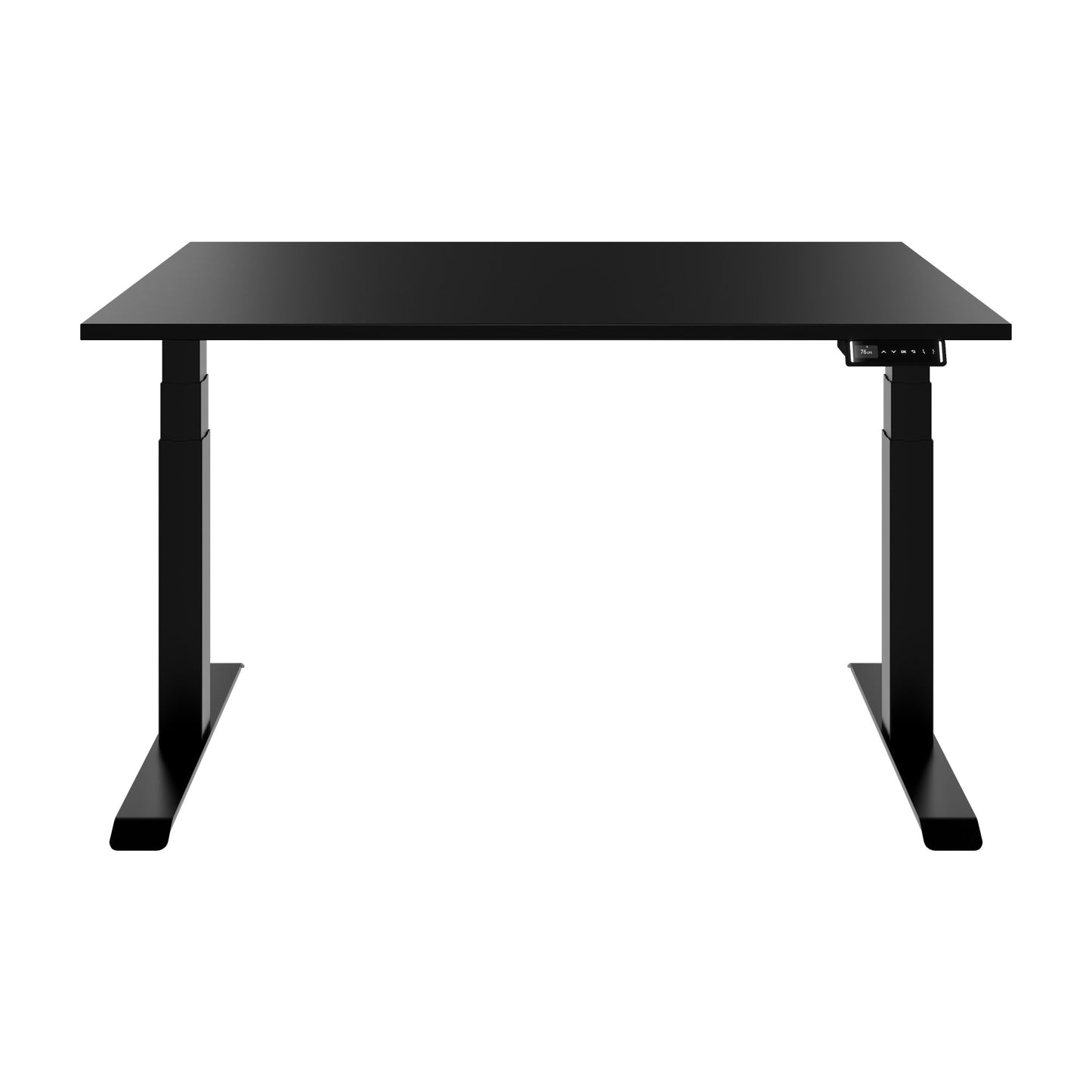 TELDRA Pro, 2-Motoren-Schreibtisch | 1200 - 2000 mm, elektrisch höhenverstellbar, Schwarz