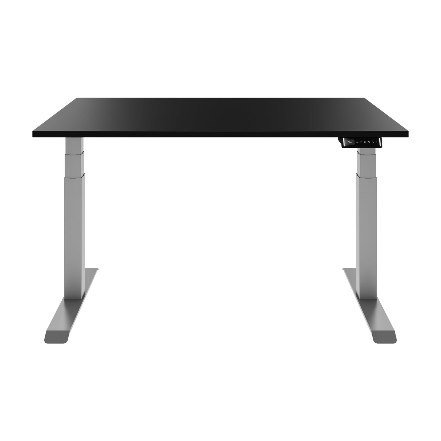 TELDRA Pro, 2-Motoren-Schreibtisch | 1200 - 2000 mm, elektrisch höhenverstellbar, Schwarz