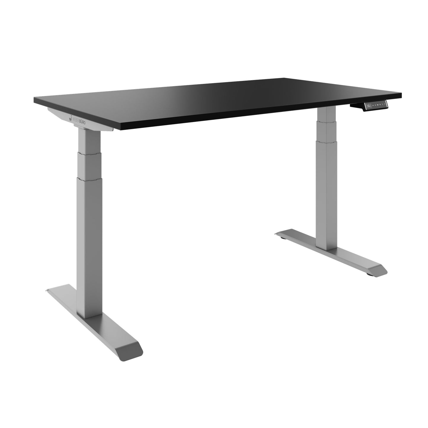 TELDRA Pro, 2-Motoren-Schreibtisch | 1200 - 2000 mm, elektrisch höhenverstellbar, Schwarz