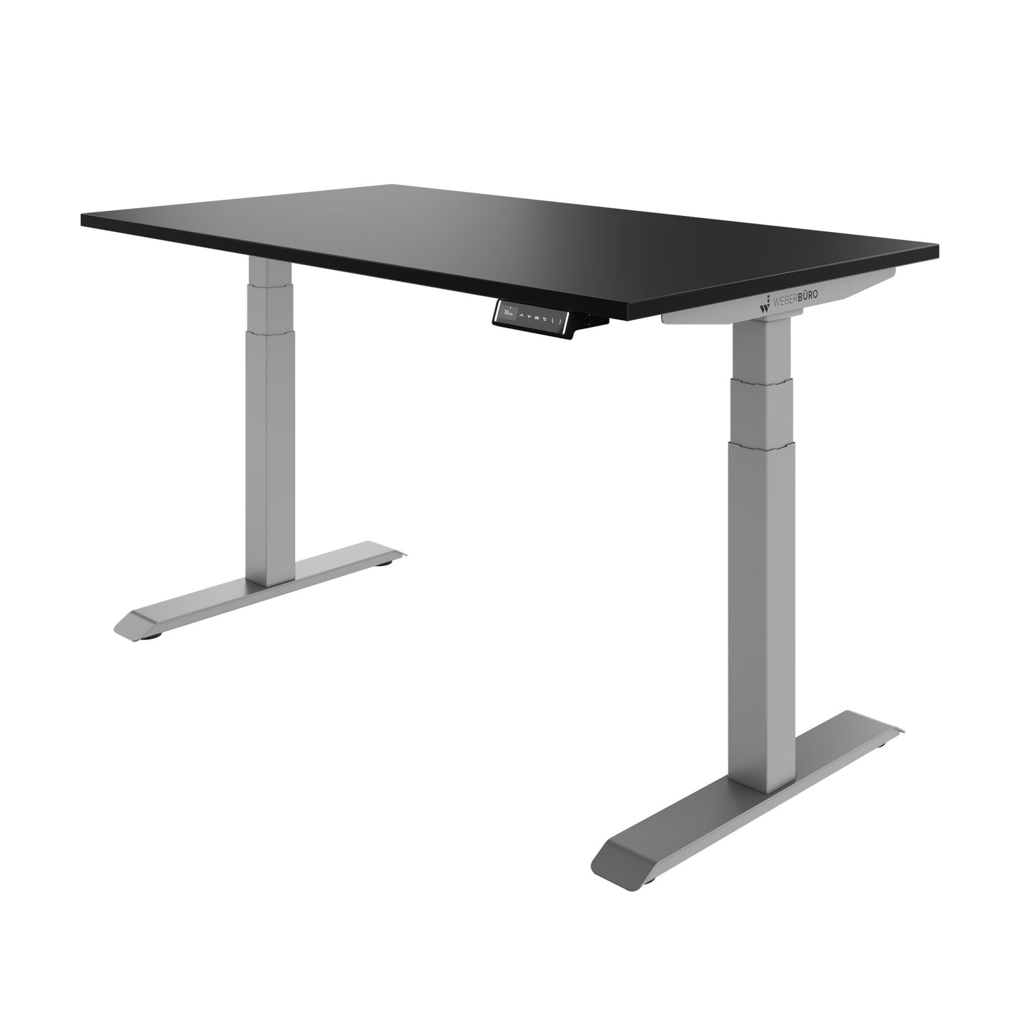 TELDRA Pro, 2-Motoren-Schreibtisch | 1200 - 2000 mm, elektrisch höhenverstellbar, Schwarz
