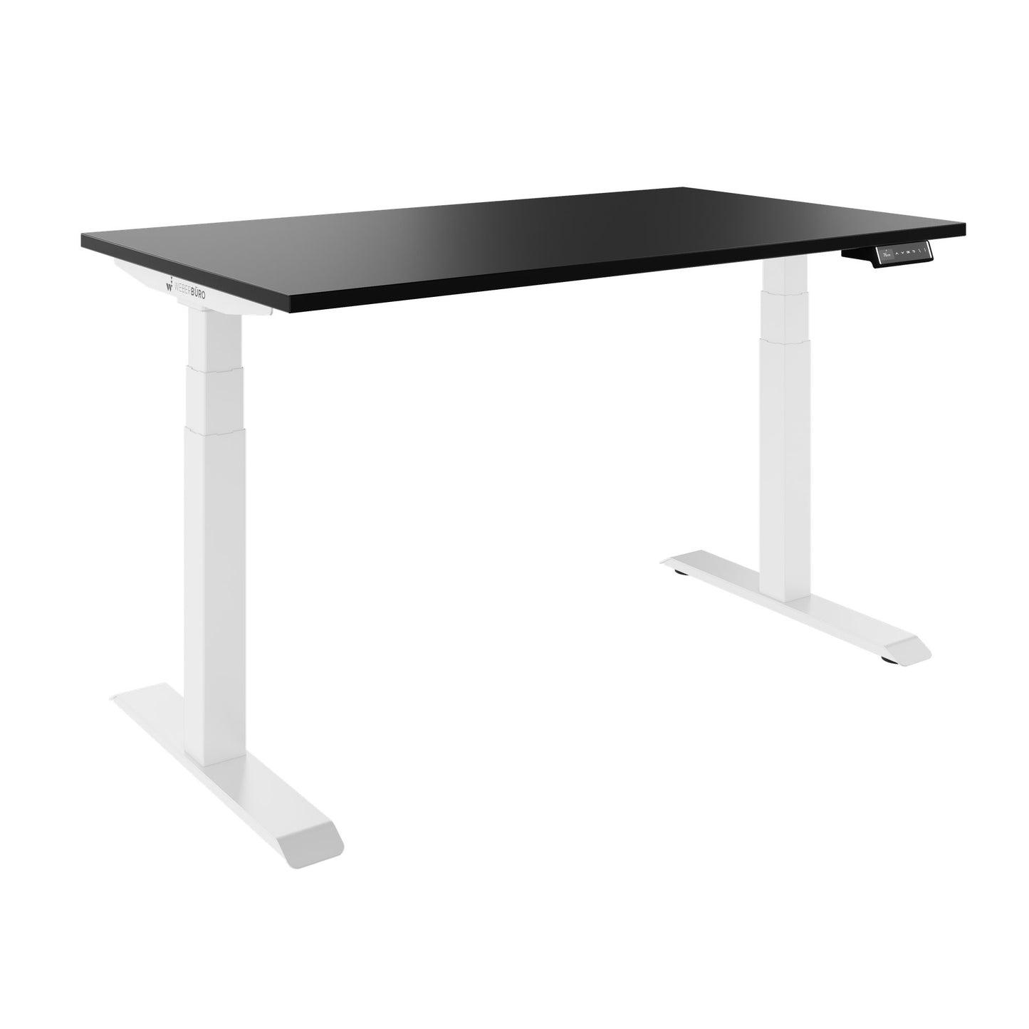 TELDRA Pro, 2-Motoren-Schreibtisch | 1200 - 2000 mm, elektrisch höhenverstellbar, Schwarz
